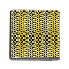 Abstract Beehive Yellow  Memory Card Reader (square 5 Slot) by ConteMonfrey