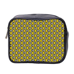 Abstract Beehive Yellow  Mini Toiletries Bag (two Sides) by ConteMonfrey