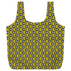 Abstract Beehive Yellow  Full Print Recycle Bag (xl) by ConteMonfrey