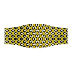 Abstract Beehive Yellow  Stretchable Headband by ConteMonfrey