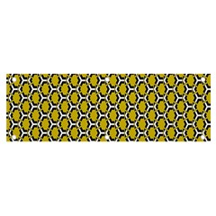 Abstract Beehive Yellow  Banner And Sign 6  X 2  by ConteMonfrey