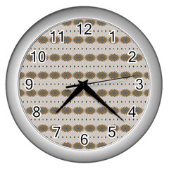 Balls Of Energy 70s Vibes Wall Clock (silver) by ConteMonfrey