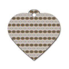 Balls Of Energy 70s Vibes Dog Tag Heart (one Side) by ConteMonfrey