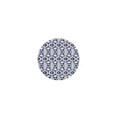 Blue Flowers 1  Mini Buttons by ConteMonfrey