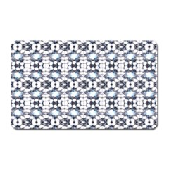 Blue Flowers Magnet (rectangular) by ConteMonfrey