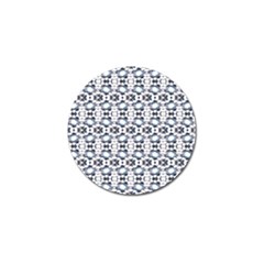 Blue Flowers Golf Ball Marker by ConteMonfrey