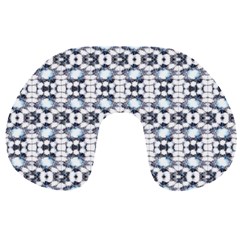 Blue Flowers Travel Neck Pillow by ConteMonfrey