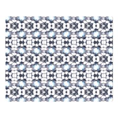 Blue Flowers Double Sided Flano Blanket (large)  by ConteMonfrey