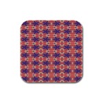 Starfish Rubber Square Coaster (4 pack) Front