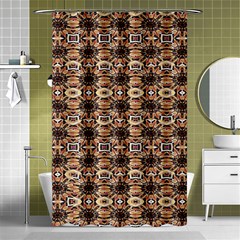 Abstract Sunflower Shower Curtain 48  X 72  (small)  by ConteMonfrey