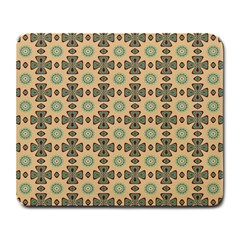 Abstracr Green Caramels Large Mousepad by ConteMonfrey