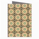 Abstracr Green Caramels Greeting Card Right