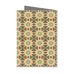 Abstracr Green Caramels Mini Greeting Cards (pkg Of 8)