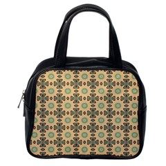 Abstracr Green Caramels Classic Handbag (one Side) by ConteMonfrey