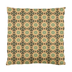 Abstracr Green Caramels Standard Cushion Case (two Sides) by ConteMonfrey