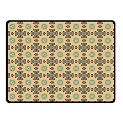 Abstracr Green Caramels Double Sided Fleece Blanket (small)  by ConteMonfrey