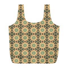 Abstracr Green Caramels Full Print Recycle Bag (l) by ConteMonfrey