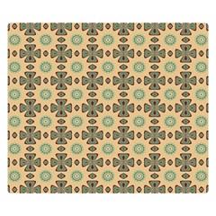 Abstracr Green Caramels Double Sided Flano Blanket (small)  by ConteMonfrey