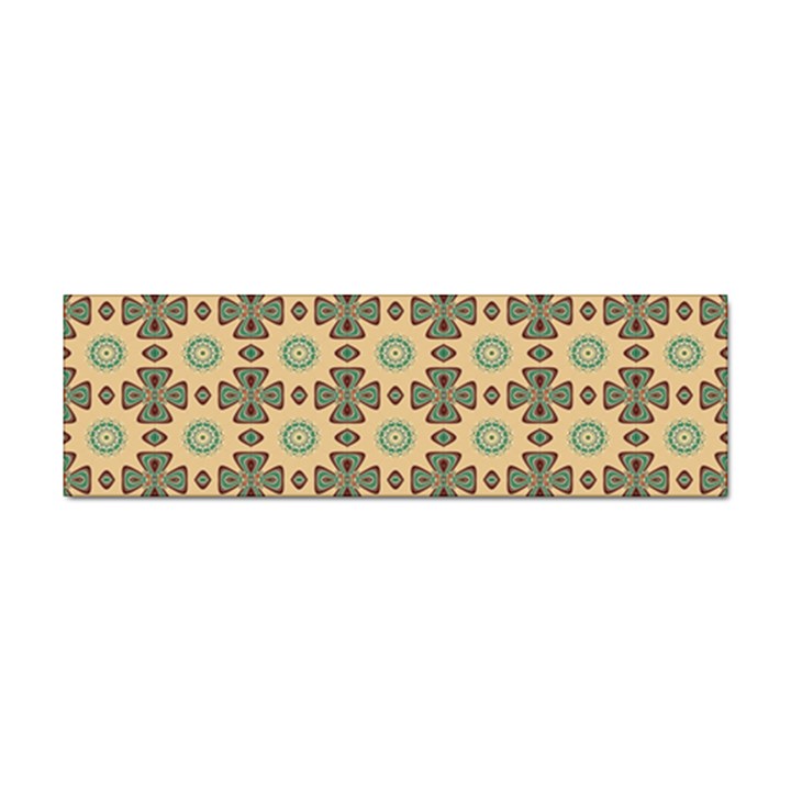 Abstract Green Caramels Sticker (Bumper)