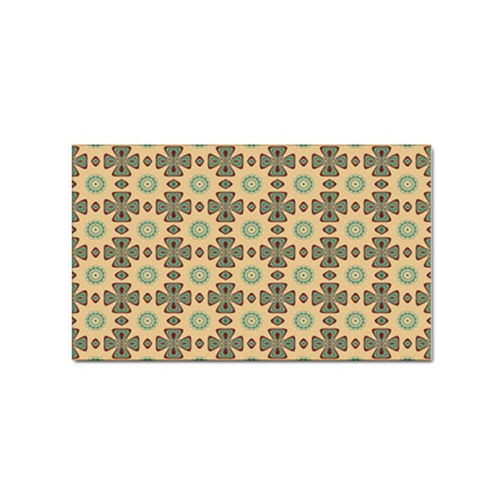 Abstract Green Caramels Sticker Rectangular (10 pack)