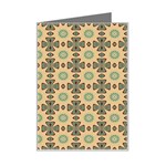 Abstract Green Caramels Mini Greeting Card Left