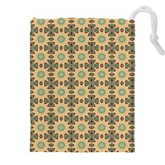 Abstracr Green Caramels Drawstring Pouch (5xl) by ConteMonfrey