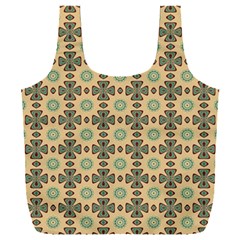 Abstracr Green Caramels Full Print Recycle Bag (xxl) by ConteMonfrey