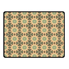 Abstract Green Caramels Fleece Blanket (small) by ConteMonfrey