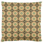 Abstract Green Caramels Large Cushion Case (One Side) Front