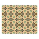 Abstract Green Caramels Double Sided Flano Blanket (Large)  80 x60  Blanket Front