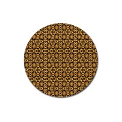 Cat Head Caleidoscope Magnet 3  (round) by ConteMonfrey