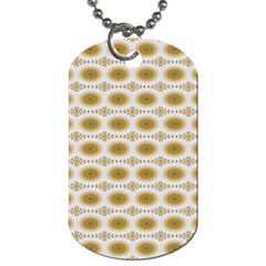 Abstract Petals Dog Tag (two Sides) by ConteMonfrey