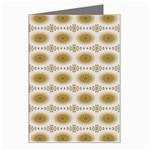 Abstract Petals Greeting Card Left