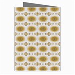 Abstract Petals Greeting Card Right