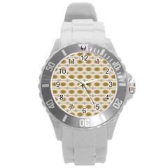 Abstract Petals Round Plastic Sport Watch (l) by ConteMonfrey