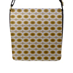 Abstract Petals Flap Closure Messenger Bag (l) by ConteMonfrey