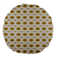 Abstract Petals Large 18  Premium Flano Round Cushions by ConteMonfrey