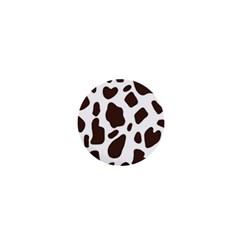 Cow Spots Brown White 1  Mini Magnets by ConteMonfrey