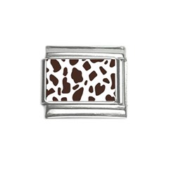 Cow Spots Brown White Italian Charm (9mm) by ConteMonfrey