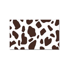 Cow Spots Brown White Sticker (rectangular) by ConteMonfrey