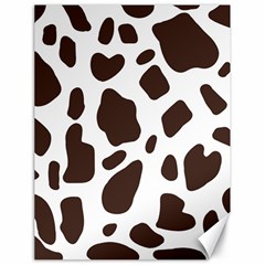 Cow Spots Brown White Canvas 18  X 24 