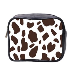 Cow Spots Brown White Mini Toiletries Bag (two Sides) by ConteMonfrey