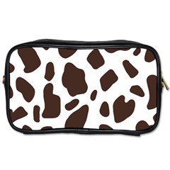 Cow Spots Brown White Toiletries Bag (one Side) by ConteMonfrey