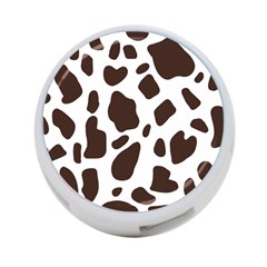 Cow Spots Brown White 4-port Usb Hub (two Sides) by ConteMonfrey