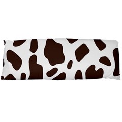 Cow Spots Brown White Body Pillow Case Dakimakura (two Sides) by ConteMonfrey