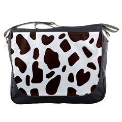 Cow Spots Brown White Messenger Bag by ConteMonfrey