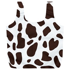 Cow Spots Brown White Full Print Recycle Bag (xl) by ConteMonfrey