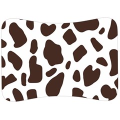 Cow Spots Brown White Velour Seat Head Rest Cushion by ConteMonfrey