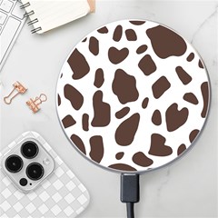 Cow Spots Brown White Wireless Charger by ConteMonfrey