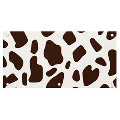 Cow Spots Brown White Banner And Sign 6  X 3  by ConteMonfrey